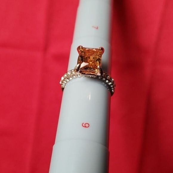 Rose Gold Diamond Under Halo Ring With Diamond Prongs Cushion Cut Morganite - Picture 11 of 16